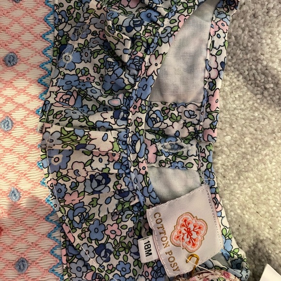 Designer embroidered baby romper, 18M - Picture 3 of 4